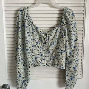 Abercrombie floral blouses small